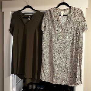 T-shirt dress midi- 10